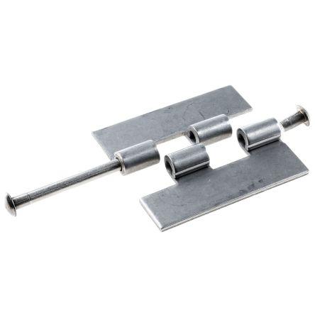 Kloubový závěs Výkyvné Patka, Ocel, Nerezová ocel 304 Válcový, délka: 80 mm x 30mm x 3 mm Pinet