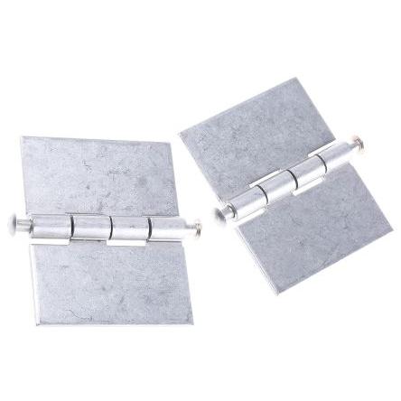 Kloubový závěs Výkyvné Patka, Ocel, Nerezová ocel Válcový, délka: 80 mm x 50mm x 3 mm Pinet