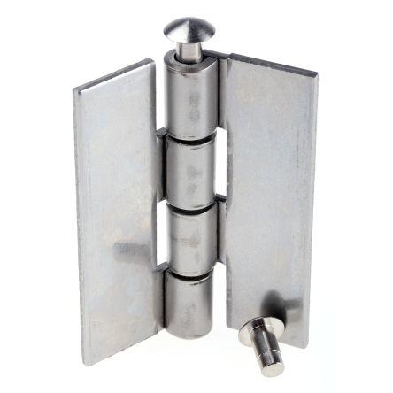 Kloubový závěs Výkyvné Patka, Ocel, Nerezová ocel 316 Nýt, délka: 80 mm x 30mm x 3 mm Pinet