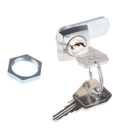 Zámková vložka S klíčem, Klíč, hloubka od panelu k jazýčku: 8 mm 16.1 x 13.1 mm Euro-Locks a Lowe & Fletcher group