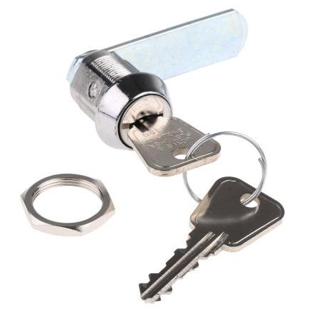 Zámková vložka S klíčem, Klíč, hloubka od panelu k jazýčku: 20 mm 19.1 x 16.6 mm Euro-Locks a Lowe & Fletcher group