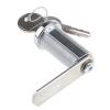 Zámková vložka S klíčem, Klíč, hloubka od panelu k jazýčku: 37.7 mm, Chromová 20.1 x 17.6 mm Euro-Locks a Lowe &