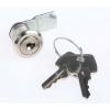 Zámková vložka S klíčem, Klíč, hloubka od panelu k jazýčku: 15.5 mm, Chromová 16.3 x 14.1 mm Euro-Locks a Lowe &