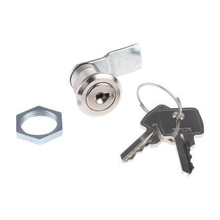 Zámková vložka S klíčem, Klíč, hloubka od panelu k jazýčku: 15.5 mm, Chromová 16.3 x 14.1 mm Euro-Locks a Lowe &