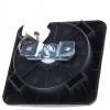 Zamykací rukojeť, Chromová, Kov, Plastové Černá Zapuštěné 87 mm Euro-Locks a Lowe & Fletcher group Company
