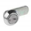 Zámková vložka S klíčem, Šroubovák, Mince, hloubka od panelu k jazýčku: 9.5 mm, Chromová 16.1 x 13.1 mm Euro-Locks a