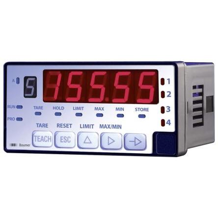 Baumer Digitální panelový multifunkční měřič, řada: PA420 LED, výška výřezu: 93 mm, šířka výřezu: 45 mm pro Proud,
