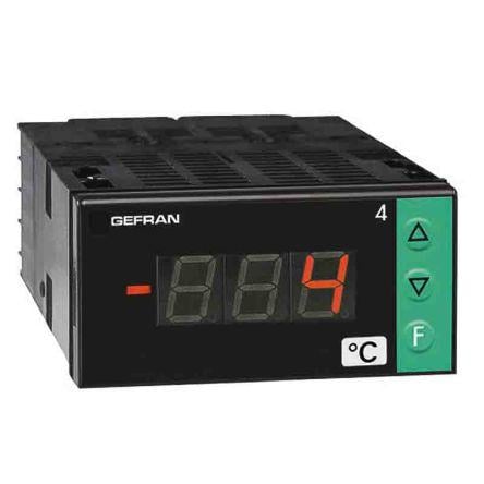 Gefran Multifunkční panelové měřidlo, řada: 4T LED, výška výřezu: 72 mm, šířka výřezu: 36 mm pro Teplota, 2