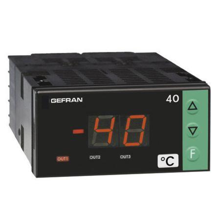 Gefran Multifunkční panelové měřidlo, řada: 40T LED, výška výřezu: 72 mm, šířka výřezu: 36 mm pro Teplota, Proud,