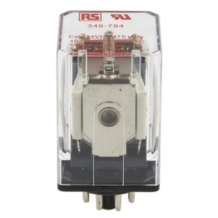RS PRO Výkonové relé DPDT 10A 24V dc