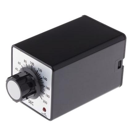 Tempatron Časovací relé, řada: 2B DPDT 2kontaktové 12 V dc 12V ac 1 funkce 8 kolíků 5 to 200 s