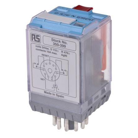 Releco Výkonové relé DPDT Montáž na plošný spoj 30A 24V ac C3