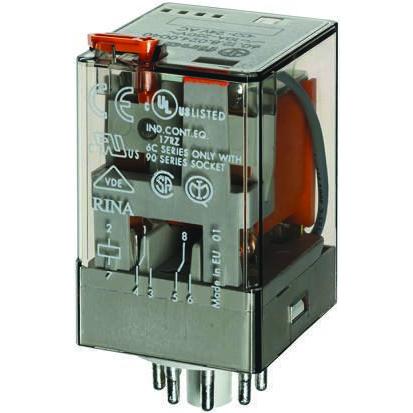 Finder Výkonové relé DPDT 10A 24V dc 60