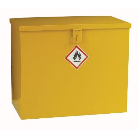 Skříň na nebezpečné látky Žlutá Uzamykatelný 1dvéřová, Ocel 510 mm x 620mm x 330 mm RS PRO