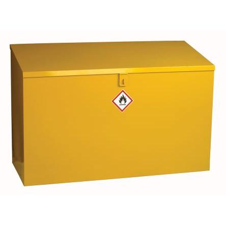 Skříň na nebezpečné látky Žlutá Uzamykatelný 1dvéřová, Ocel 762 mm x 1m x 460 mm RS PRO