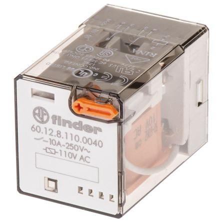 Finder Výkonové relé DPDT 10A 110V ac 60