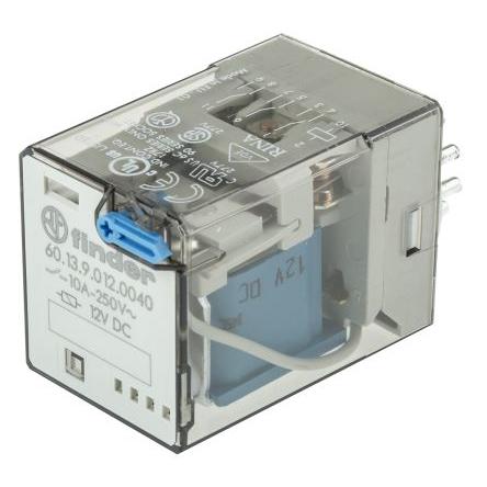 Finder Výkonové relé 3PDT 10A 12V dc 60