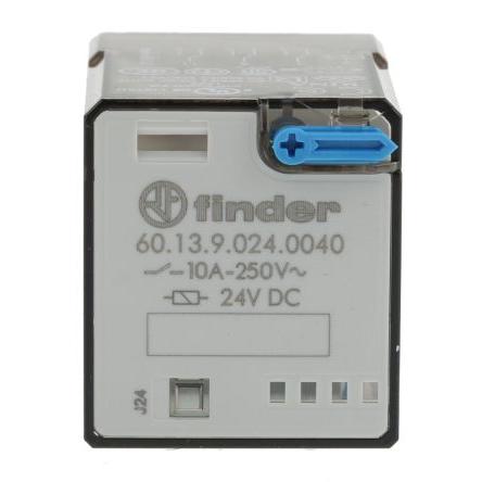 Finder Výkonové relé 3PDT 10A 24V dc 60
