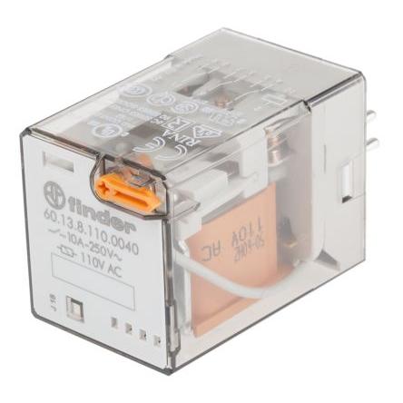 Finder Výkonové relé 3PDT 10A 110V ac 60