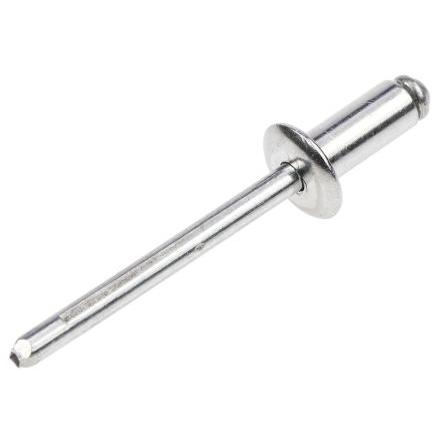 POP Nýt, Hliník, délka nýtu: 11 mm, Obyčejný Ocel Slepý, průměr nýtu: 4.8 mm