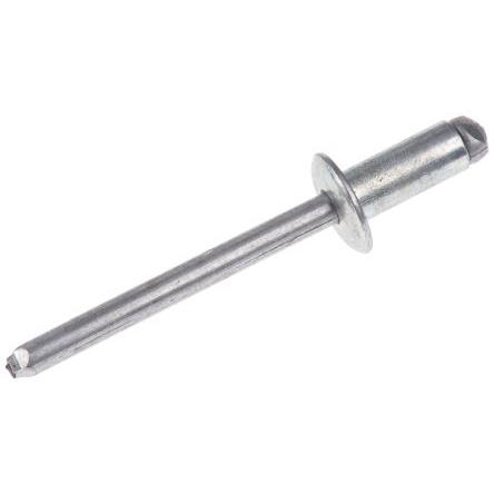 POP Nýt, Ocel, délka nýtu: 11 mm, Obyčejný Ocel Slepý, průměr nýtu: 4.8 mm