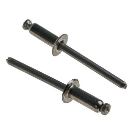 POP Nýt, Nerezová ocel, délka nýtu: 14 mm, Obyčejný Nerezová ocel Slepý, průměr nýtu: 4.8 mm