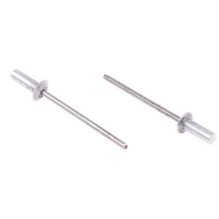 POP Nýt, Hliník, délka nýtu: 9 mm, Obyčejný Ocel Slepý, průměr nýtu: 3.2 mm