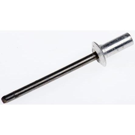 POP Nýt, Hliník, délka nýtu: 9.5 mm, Obyčejný Ocel Slepý, průměr nýtu: 4 mm