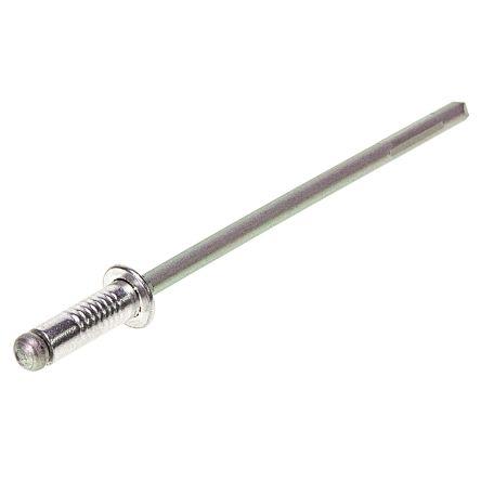 POP Nýt, Hliník, délka nýtu: 7.3 mm, Obyčejný Hliník Slepý, průměr nýtu: 2.4 mm