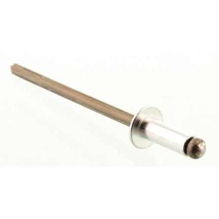 POP Nýt, Hliník, délka nýtu: 8 mm, Obyčejný Hliník Slepý, průměr nýtu: 3 mm