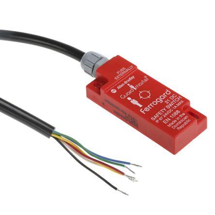 Allen Bradley Guardmaster 440N Magnetické Bezkontaktní bezpečnostní spínač 24V dc Plastové 2 NC 2m kabel