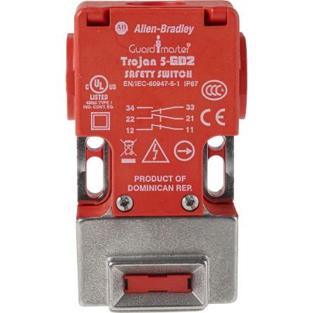 Allen Bradley Guardmaster 440K Ochranný spínač dle bezpečnostní kategorie S klíčem Sklolaminátem vyztužený