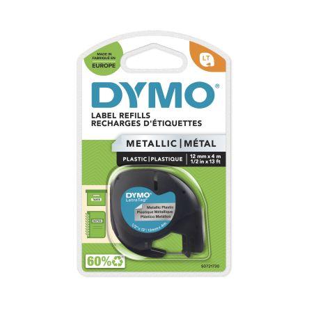 Páska do tiskárny štítků barva tisku Černá Stříbrná pro různé modely tiskáren Dymo Letratag LT100H, Dymo Letratag LT100T