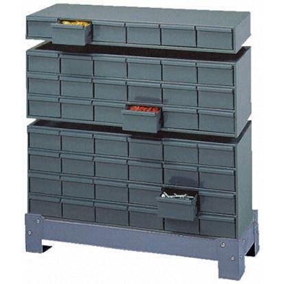 Skladovací jednotka se zásuvkami 18 Šedá Ocel 279 mm x 857mm x 295 mm Durham