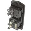 Bulgin Konektor IEC C14, orientace těla: Rovný, Montáž na přírubu velikost pojistky 5 x 20 mm Vnitřní, 250V 10A