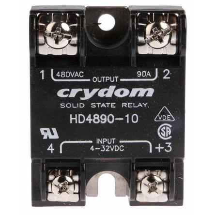 Crydom Polovodičové relé 90 A Panel SPST 530 V HD 32V