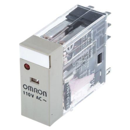 Omron Výkonové relé DPDT 5A 110V ac G2R-2