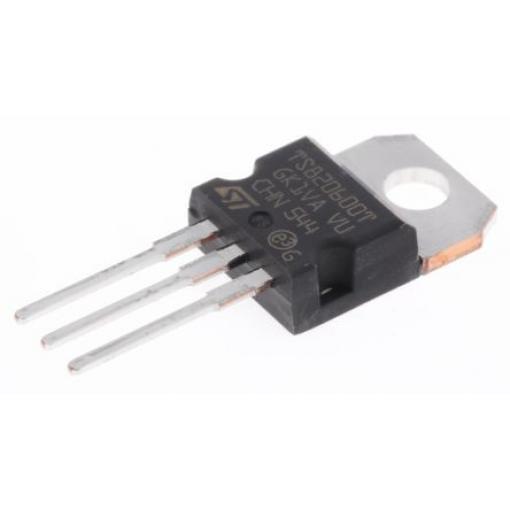 STMicroelectronics Tyristor SCR TS820-600T 0.2 mA 5 A 600 V 73 A, TO-220, počet kolíků: 3 kolíkový 1.6 V