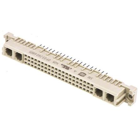 HARTING Konektor DIN 41612, řada: DIN 41612, orientace těla: Rovný, rozteč: 2.54 mm, počet kontaktů: 64, počet řad: 3