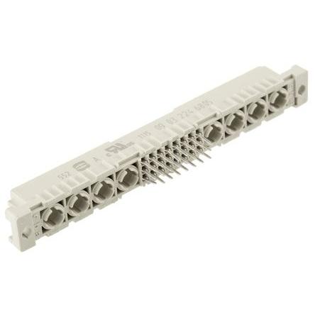 HARTING Konektor DIN 41612, řada: DIN 41612, orientace těla: Rovný, rozteč: 2.54 mm, počet kontaktů: 32, počet řad: 3