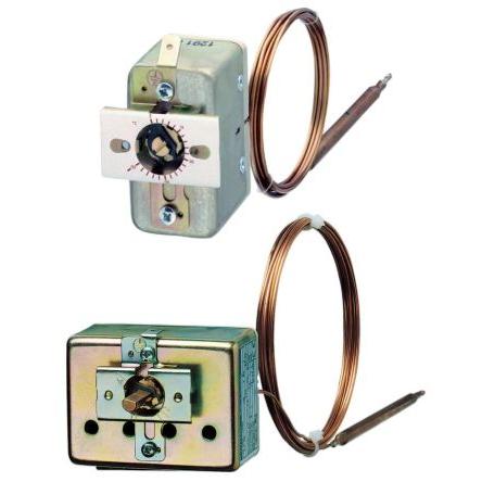 Termostat koncovka: Pájecí plíšek Jumo Kapilární +150 °C Bezpečnostní monitor teploty, Bezpečnostní omezovač teploty,