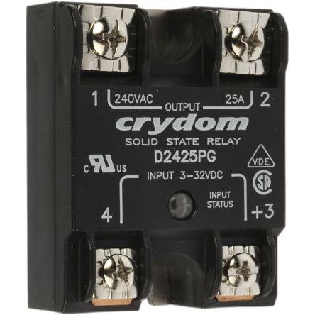 Crydom Polovodičové relé 25 A Panel 280 Vrms 1 32V