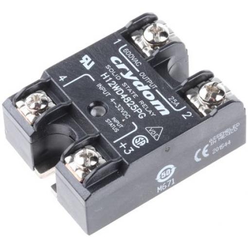 Sensata / Crydom Polovodičové relé 25 A Panel 660 V ac H12 32V
