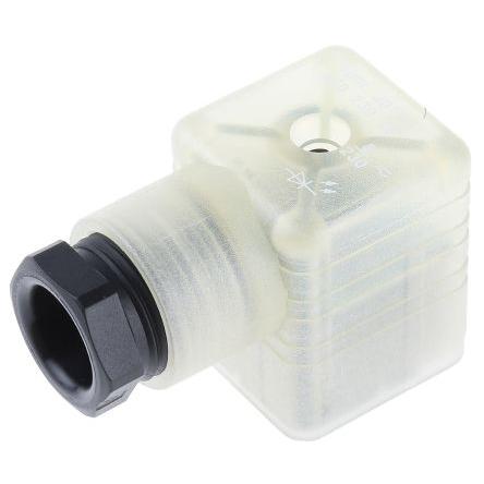 Hirschmann Konektor elektromagnetického ventilu, řada: GDML, formát pólů: 3P+E DIN 43650 A, Centrální matice velikost