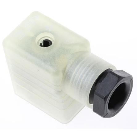 Hirschmann Konektor elektromagnetického ventilu, řada: GMNL, formát pólů: 2P+E DIN 43650 B, Centrální šroub velikost