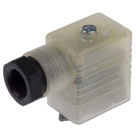 Hirschmann Konektor elektromagnetického ventilu, řada: GML, formát pólů: 2P+E DIN 43650 B, Centrální šroub velikost