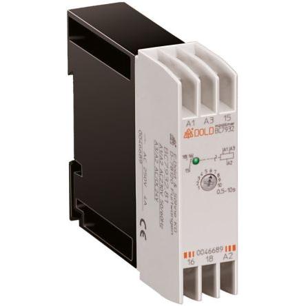 Dold Časovací relé, řada: BC7932N Lišta DIN SPDT 1kontaktové 24V ac/dc, 230 V ac Šroub 0.5 → 10 s
