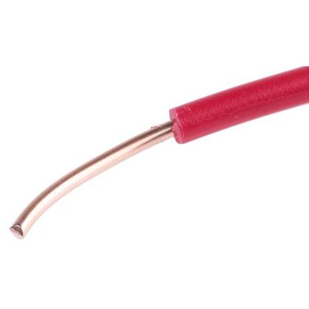 Zapojovací vodič, řada: RS PRO, typ kabelu: Řízení, typ kabelu: Tuhé BU, prameny vodičů: 1/1.38 mm, Červená, 600V 100 m