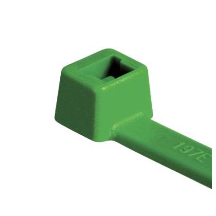 Stahovací páska Uvnitř vroubkované 116-08015 T80R-PA66-GN 210 mm 4.7mm Zelená Nylon 66 HellermannTyton