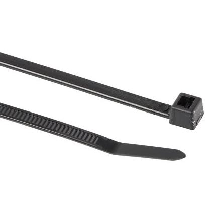 Stahovací páska Uvnitř vroubkované 111-05460 T80L-PA66W-BK 390 mm 4.7mm Černá Nylon 66 HellermannTyton